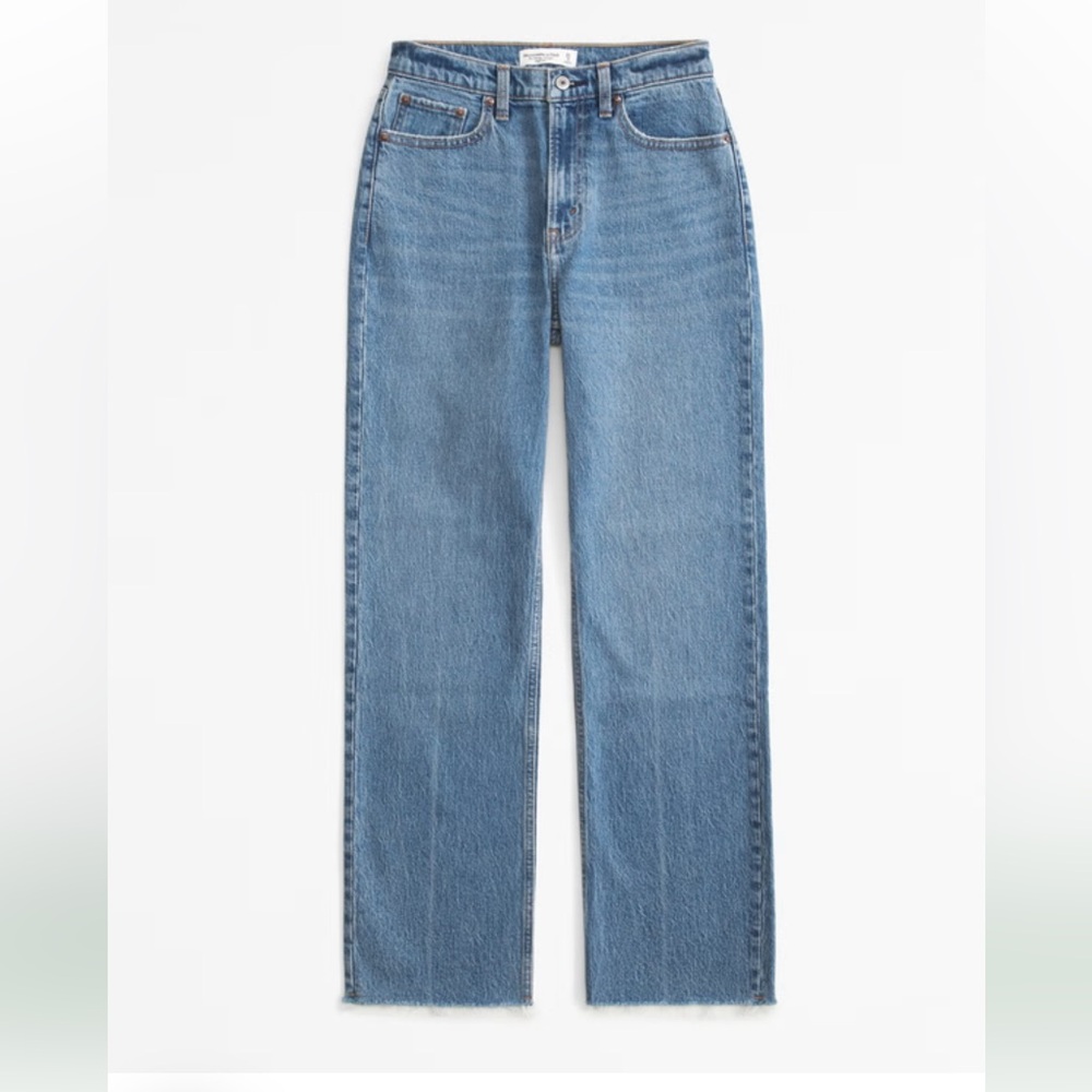 Abercrombie & Fitch Vintage high rise straight leg curve love